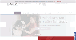Desktop Screenshot of ctvet.cz