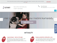 Tablet Screenshot of ctvet.cz